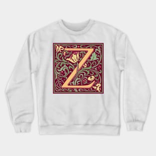 William Morris Vintage Letter Z Crewneck Sweatshirt